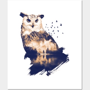 Forest Owl Posters and Art